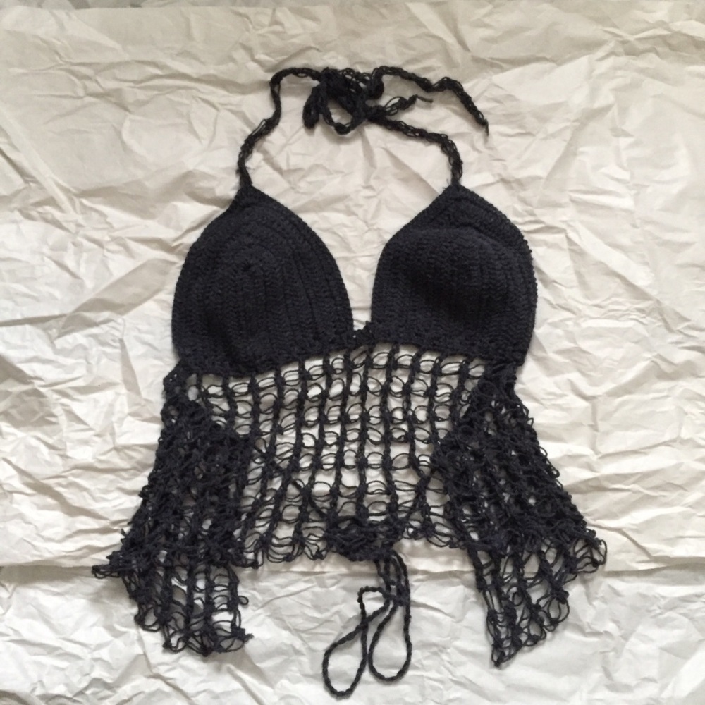 crochet bathing suit top